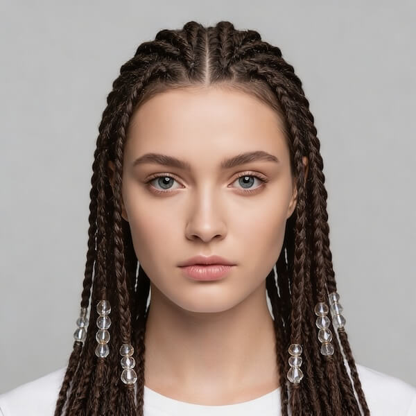 Micro Braids with Beads