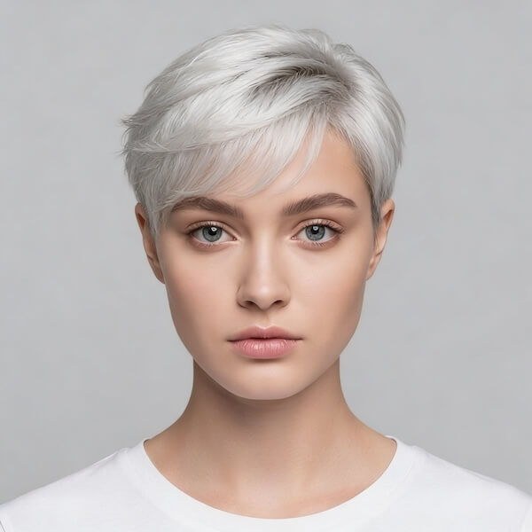 Platinum Pixie Cut