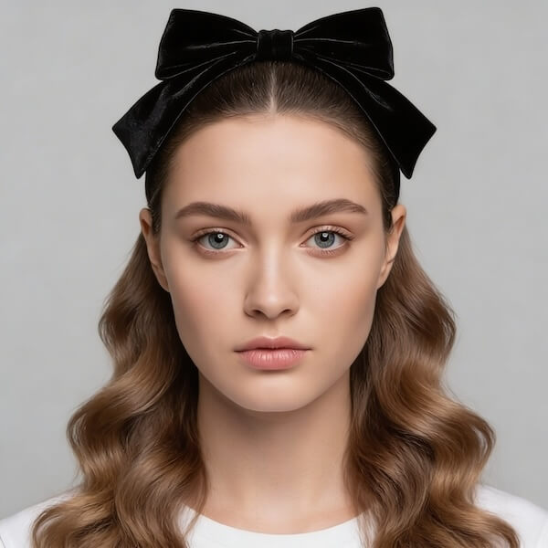 Velvet Bow Curls