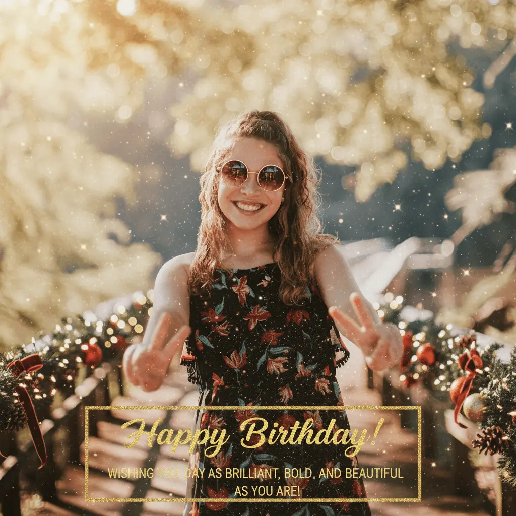 AI-generated holiday card