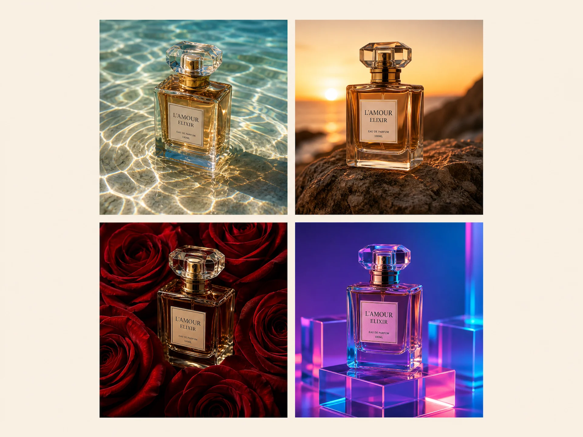 AI ecommerce product poster feature: Break physical boundaries and blend into infinite scenes