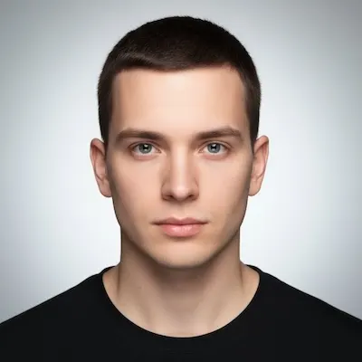Original reference image for: AI generated male hairstyle male modern quiff