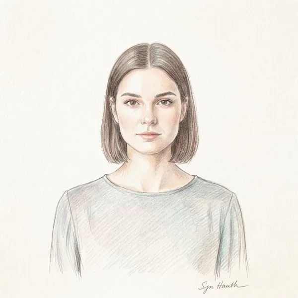 Transform photo into colored pencil sketch, soft gentle colors, delicate shadows, smooth gradients, hand-drawn illustration style.