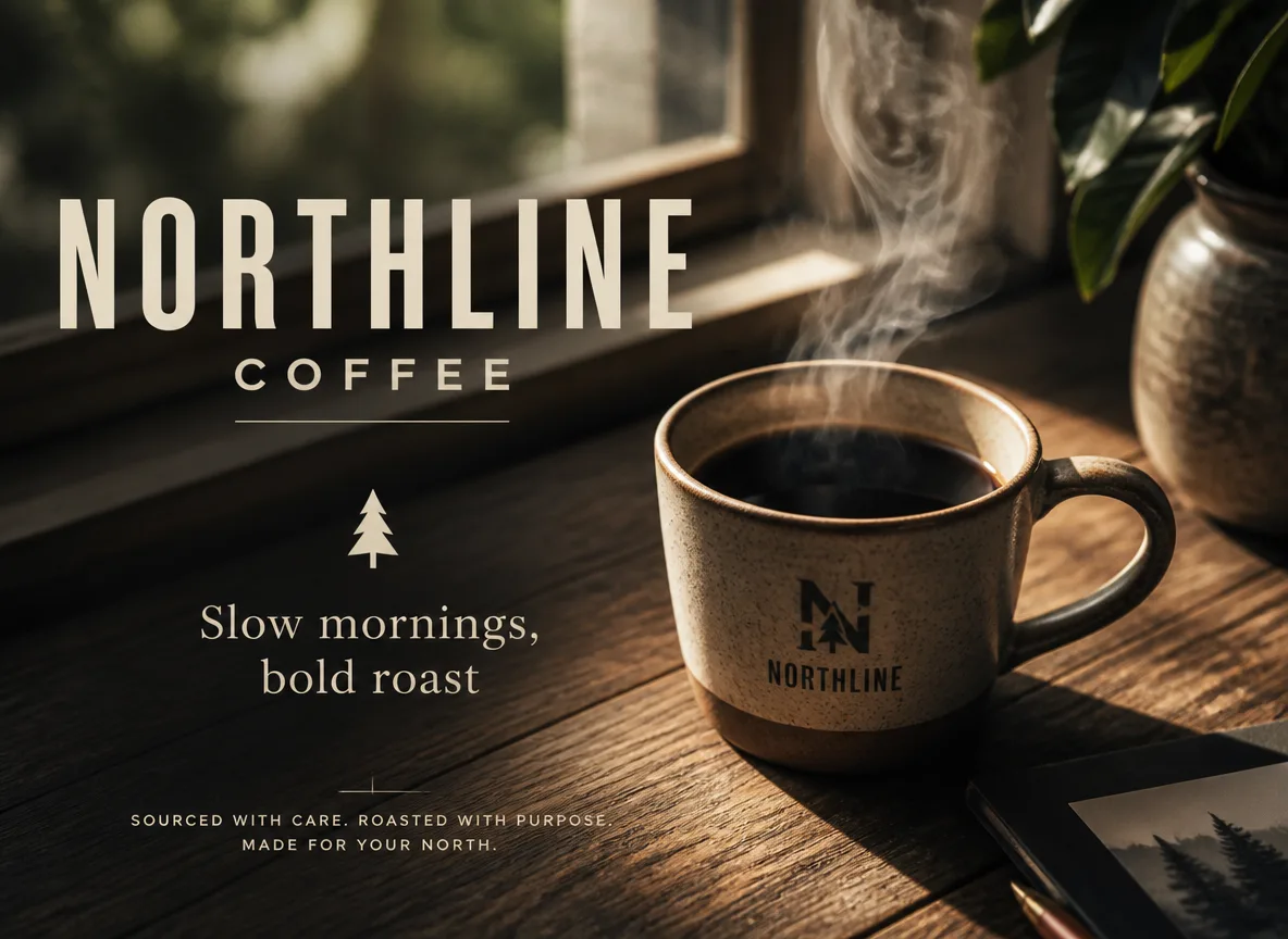 GPT Image 2 coffee poster with photoreal product styling and clean readable typography