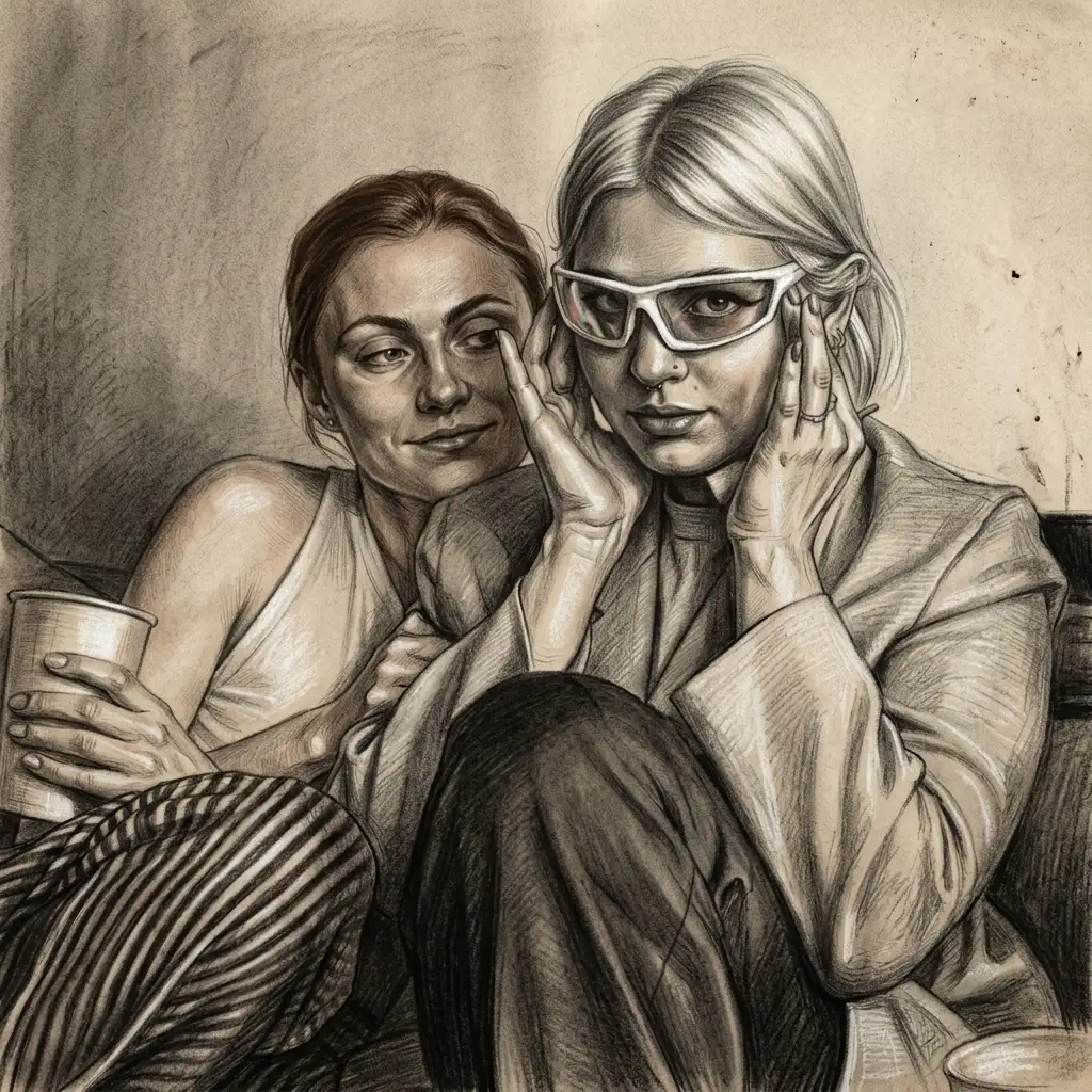 AI photo to sketch result in Watercolor Sketch style