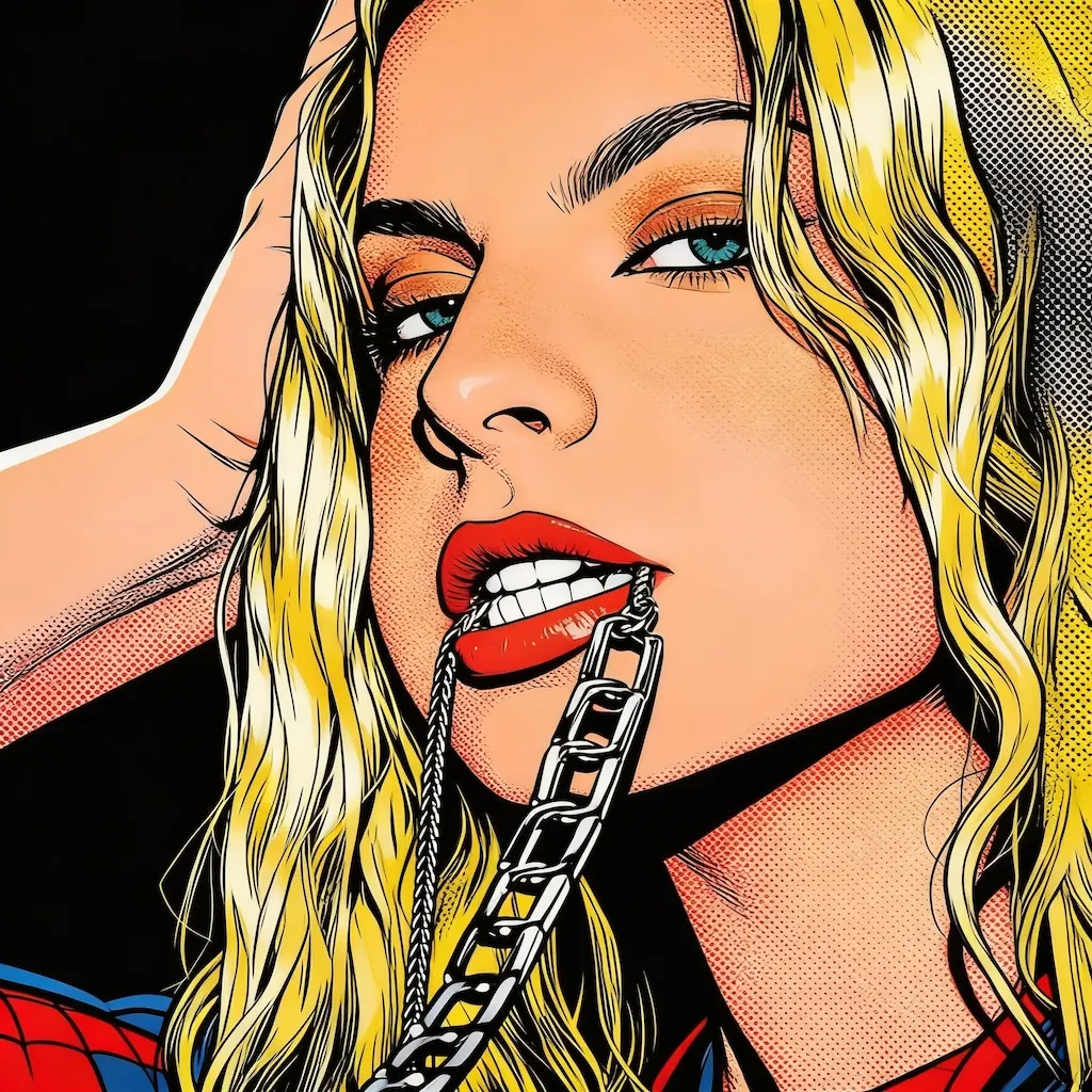 American retro comic style result