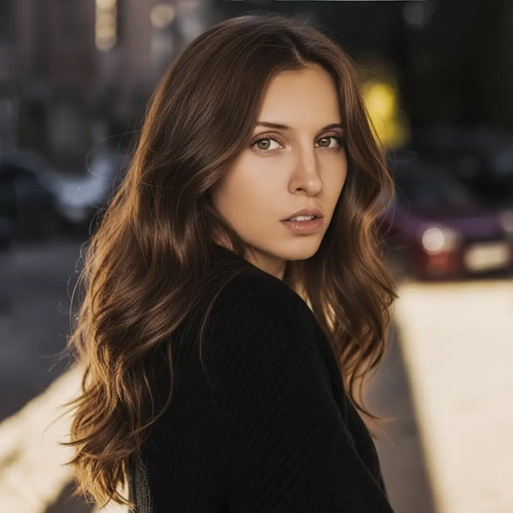 AI hairstyle change result